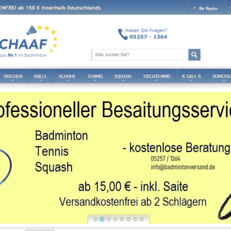 badmintonversand Erfahrungen & Bewertungen