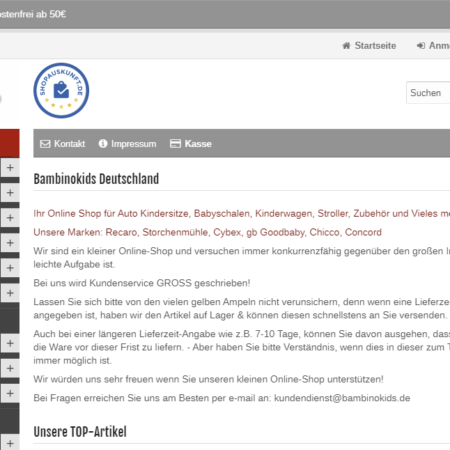 bambinokids Erfahrungen & Bewertungen