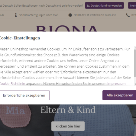 biona-shop Erfahrungen & Bewertungen