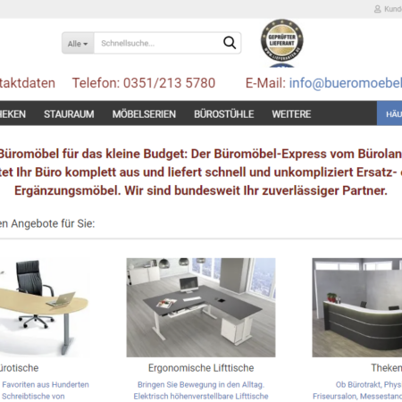 bueromoebel-express Erfahrungen & Bewertungen