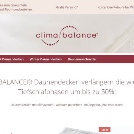 climabalance-shop Erfahrungen & Bewertungen