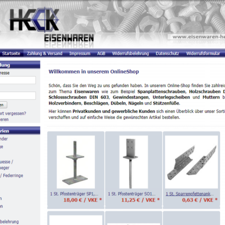 eisenwaren-heck Erfahrungen & Bewertungen