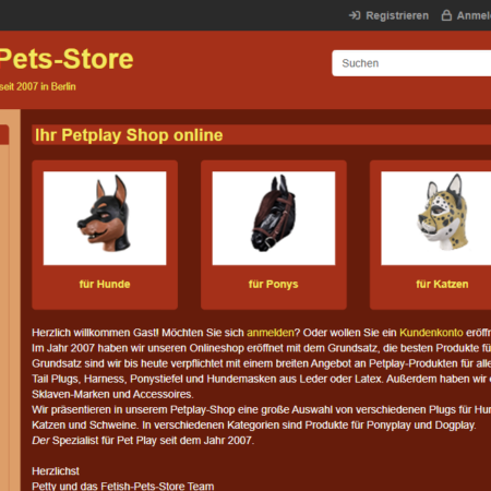 fetish-pets-store Erfahrungen & Bewertungen