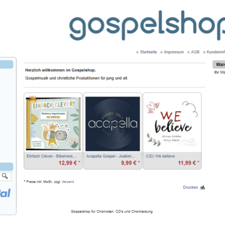 gospel-shop Erfahrungen & Bewertungen