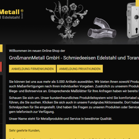 grossmannmetall Erfahrungen & Bewertungen