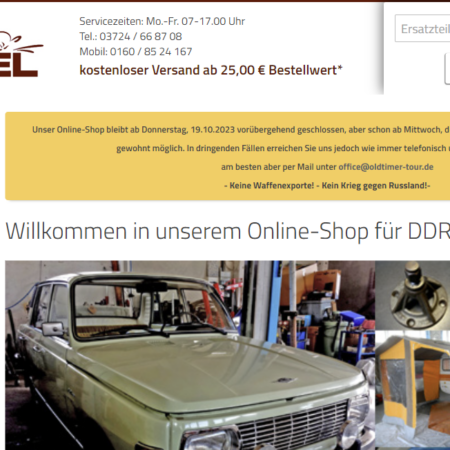 oldtimer-ersatzteile-hermel Erfahrungen & Bewertungen