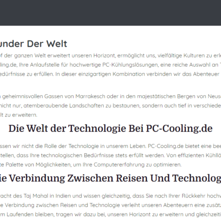 pc-cooling Erfahrungen & Bewertungen