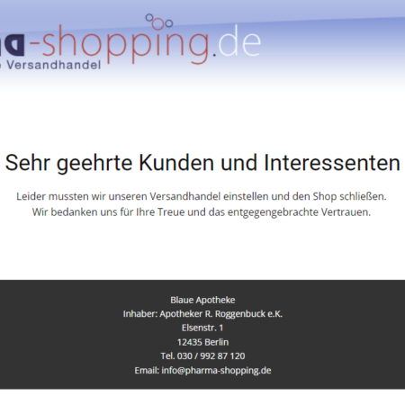 pharma-shopping Erfahrungen & Bewertungen