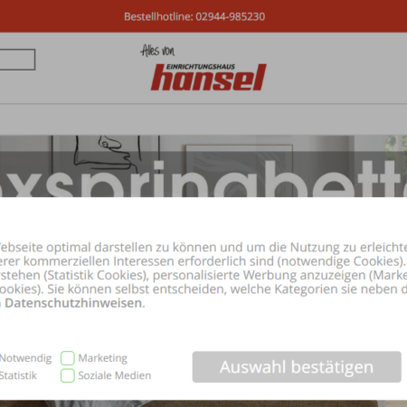 shop-hansel-moebel Erfahrungen & Bewertungen