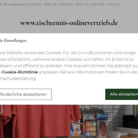 tischtennis-onlinevertrieb Erfahrungen & Bewertungen